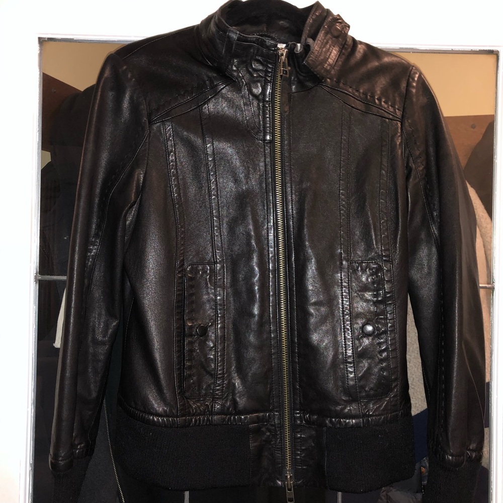 Mackage leather jacket